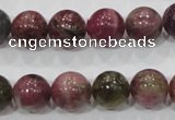 CTO66 15.5 inches 12mm round natural tourmaline gemstone beads