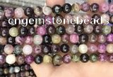 CTO673 15.5 inches 8mm round natural tourmaline beads wholesale