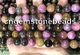 CTO689 15.5 inches 11mm round tourmaline beads wholesale