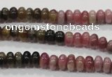 CTO69 15.5 inches 5*8mm rondelle natural tourmaline gemstone beads