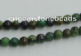 CTP02 15.5 inches 6mm round yellow green pine gemstone beads wholesale