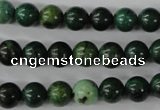 CTP202 15.5 inches 8mm round yellow pine turquoise beads wholesale