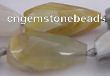 CTR212 15.5 inches 15*25mm - 16*40mm faceted teardrop Botswana agate beads