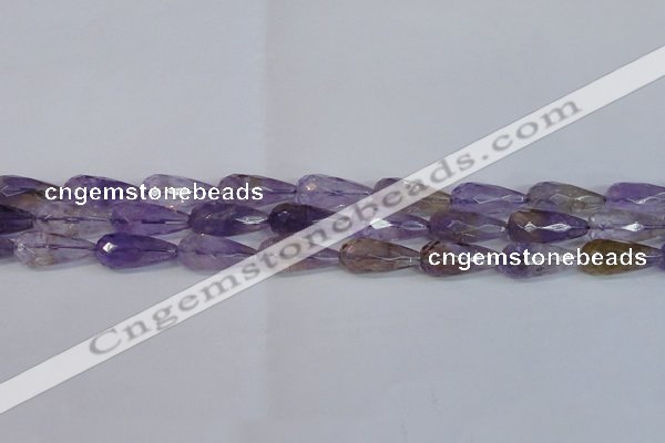 CTR300 15.5 inches 12*25mm faceted teardrop natural ametrine beads