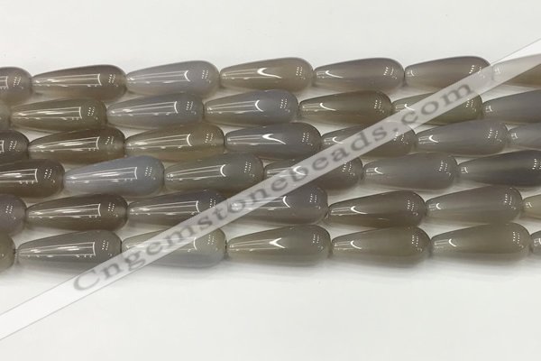 CTR400 15.5 inches 8*20mm teardrop agate beads wholesale