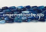 CTR405 15.5 inches 8*20mm teardrop agate beads wholesale