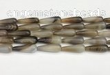 CTR413 15.5 inches 10*30mm teardrop agate beads wholesale