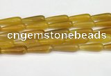 CTR415 15.5 inches 10*30mm teardrop agate beads wholesale