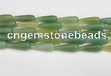 CTR431 15.5 inches 10*30mm teardrop agate beads wholesale