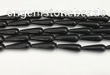 CTR435 15.5 inches 10*30mm teardrop agate beads wholesale