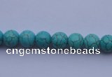 CTU02 15.5 inches 6mm round blue turquoise strand beads Wholesale