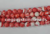 CTU1000 15.5 inches 4mm round synthetic turquoise beads wholesale