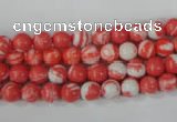 CTU1001 15.5 inches 6mm round synthetic turquoise beads wholesale