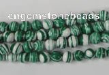 CTU1126 15.5 inches 6mm round synthetic turquoise beads wholesale