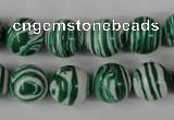 CTU1129 15.5 inches 12mm round synthetic turquoise beads wholesale