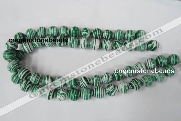 CTU1130 15.5 inches 14mm round synthetic turquoise beads wholesale