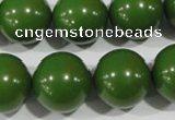 CTU1399 15.5 inches 20mm round synthetic turquoise beads