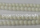 CTU1429 15.5 inches 2mm round synthetic turquoise beads