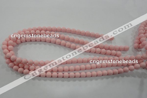 CTU1503 15.5 inches 8mm round synthetic turquoise beads
