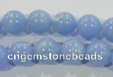 CTU1736 15.5 inches 14mm round synthetic turquoise beads