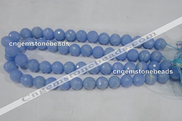 CTU1748 15.5 inches 18mm faceted round synthetic turquoise beads