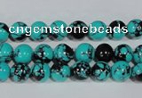 CTU1803 15.5 inches 8mm round synthetic turquoise beads