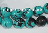 CTU1805 15.5 inches 12mm round synthetic turquoise beads