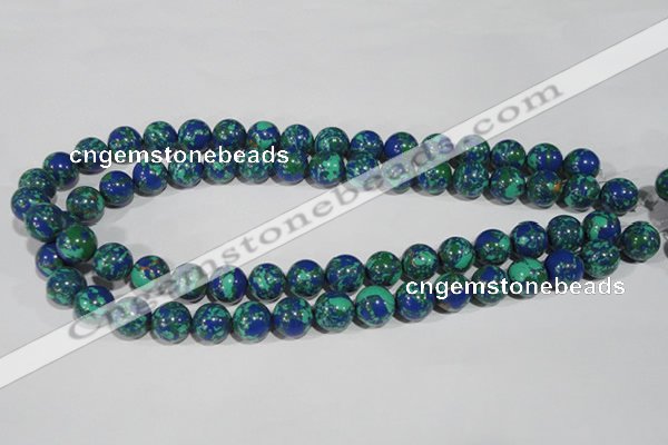 CTU1815 15.5 inches 12mm round synthetic turquoise beads