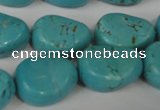 CTU1910 15.5 inches 18*22mm freefrom imitation turquoise beads