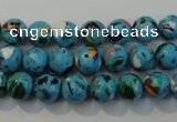 CTU2002 15.5 inches 8mm round synthetic turquoise beads