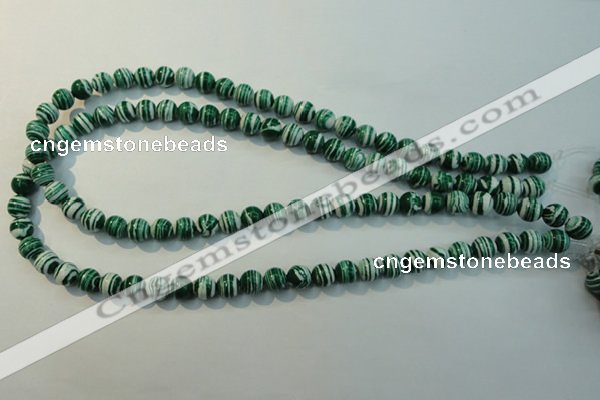 CTU2042 15.5 inches 8mm round synthetic turquoise beads