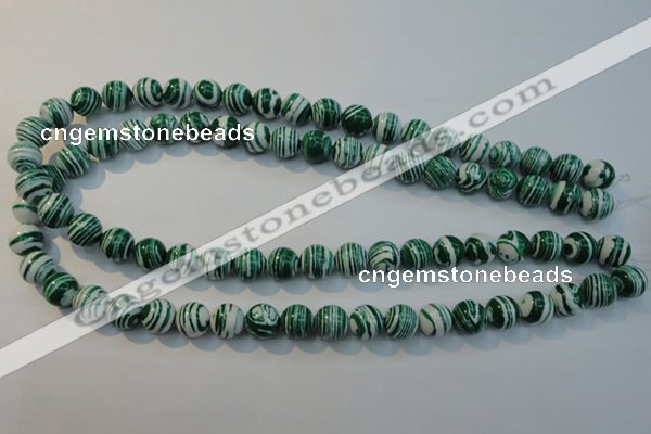 CTU2043 15.5 inches 10mm round synthetic turquoise beads