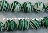 CTU2045 15.5 inches 14mm round synthetic turquoise beads