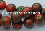 CTU217 16 inches 12mm round imitation turquoise beads wholesale