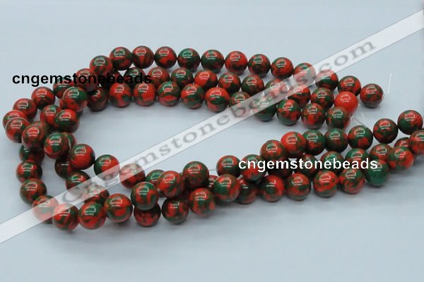 CTU217 16 inches 12mm round imitation turquoise beads wholesale