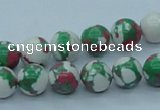 CTU225 16 inches 10mm round imitation turquoise beads wholesale