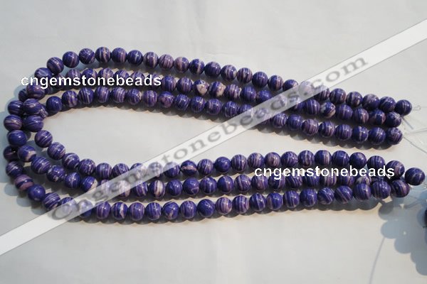 CTU2262 15.5 inches 8mm round synthetic turquoise beads