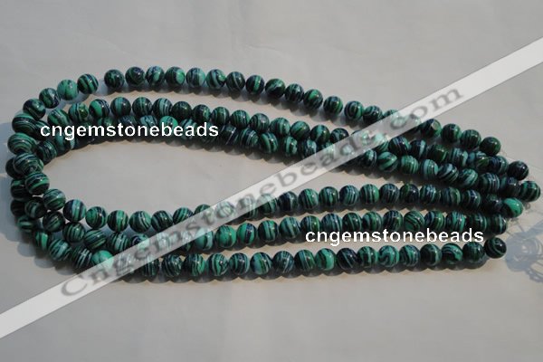 CTU2403 15.5 inches 6mm round synthetic turquoise beads