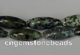 CTU2468 15.5 inches 8*20mm rice African turquoise beads wholesale