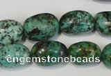 CTU2473 15.5 inches 13*18mm nuggets African turquoise beads wholesale