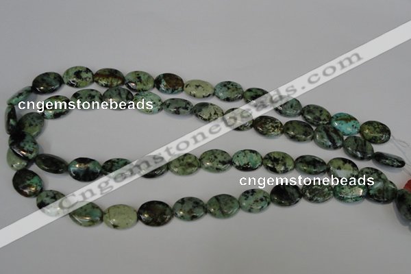 CTU2475 15.5 inches 12*16mm oval African turquoise beads wholesale