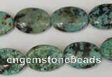 CTU2476 15.5 inches 13*18mm oval African turquoise beads wholesale