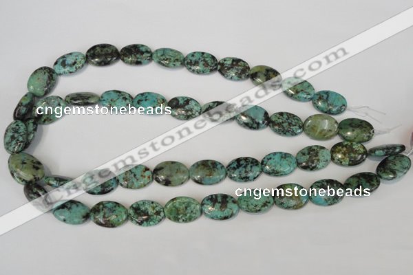 CTU2476 15.5 inches 13*18mm oval African turquoise beads wholesale