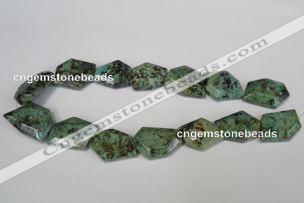 CTU2484 15.5 inches 20*28mm - 24*32mm freeform African turquoise beads