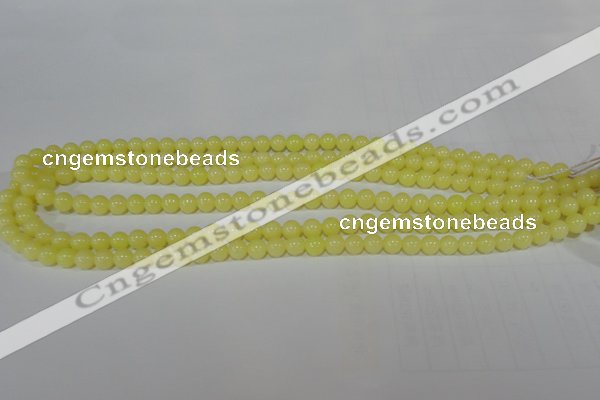 CTU2516 15.5 inches 6mm round synthetic turquoise beads