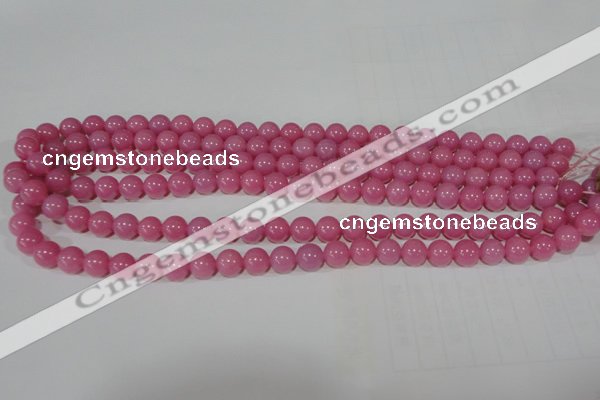 CTU2549 15.5 inches 8mm round synthetic turquoise beads