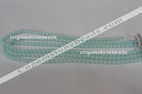 CTU2564 15.5 inches 6mm round synthetic turquoise beads