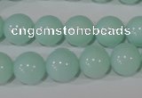 CTU2567 15.5 inches 12mm round synthetic turquoise beads