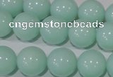 CTU2568 15.5 inches 14mm round synthetic turquoise beads