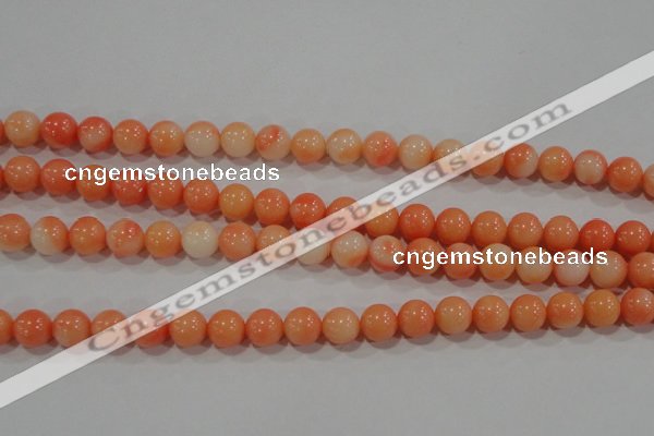 CTU2633 15.5 inches 8mm round synthetic turquoise beads